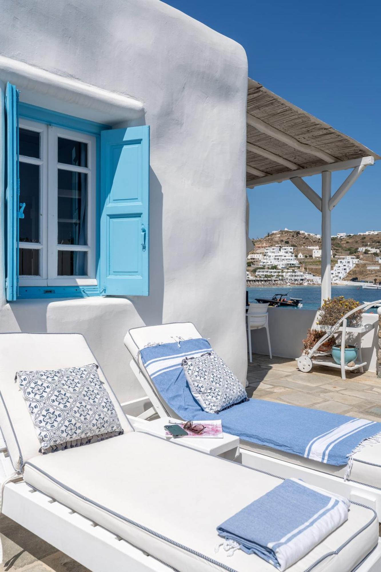 Luxury Sea House By Blue Waters Mykonos Villa Ornos  Eksteriør billede