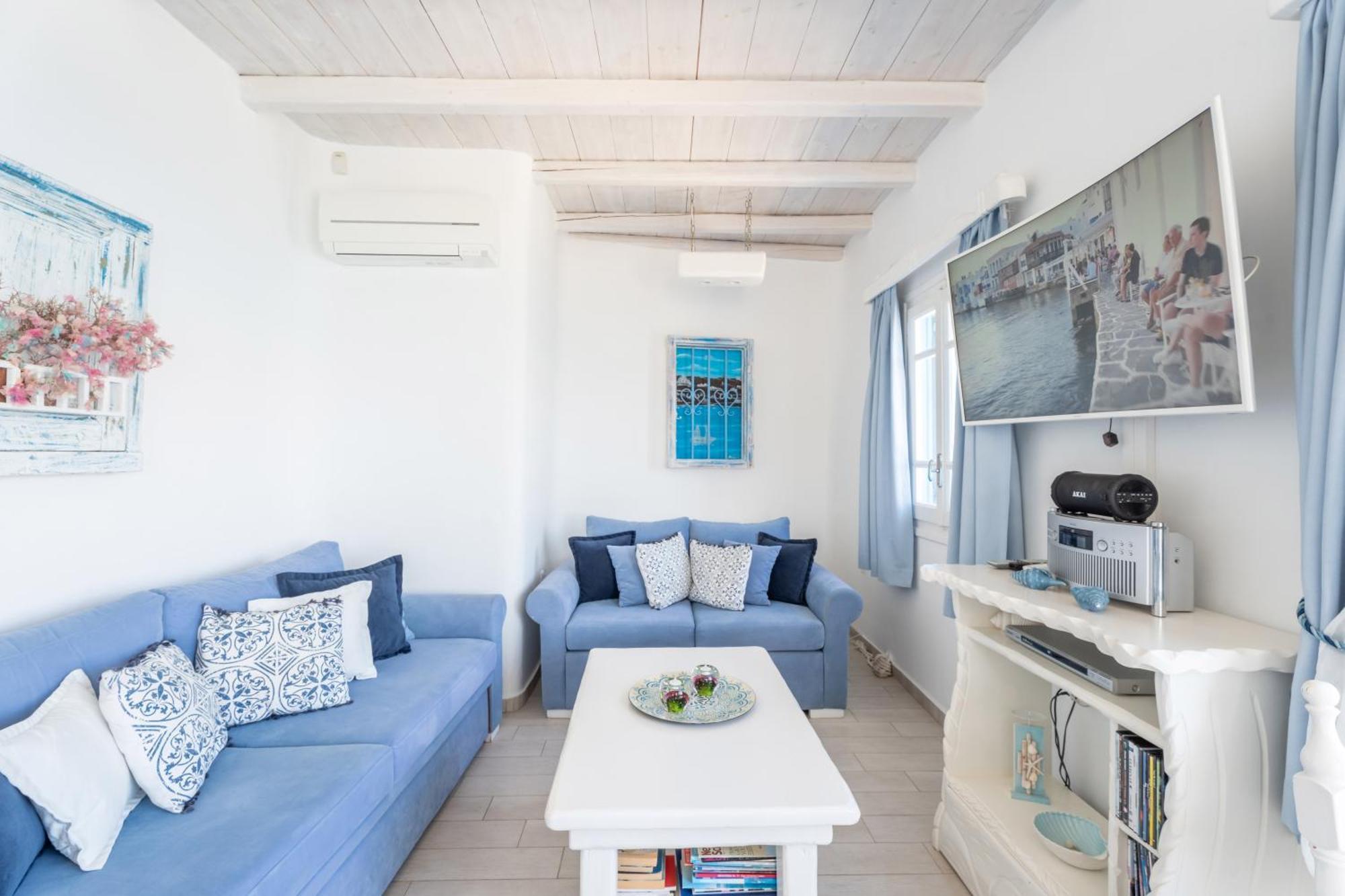 Luxury Sea House By Blue Waters Mykonos Villa Ornos  Eksteriør billede