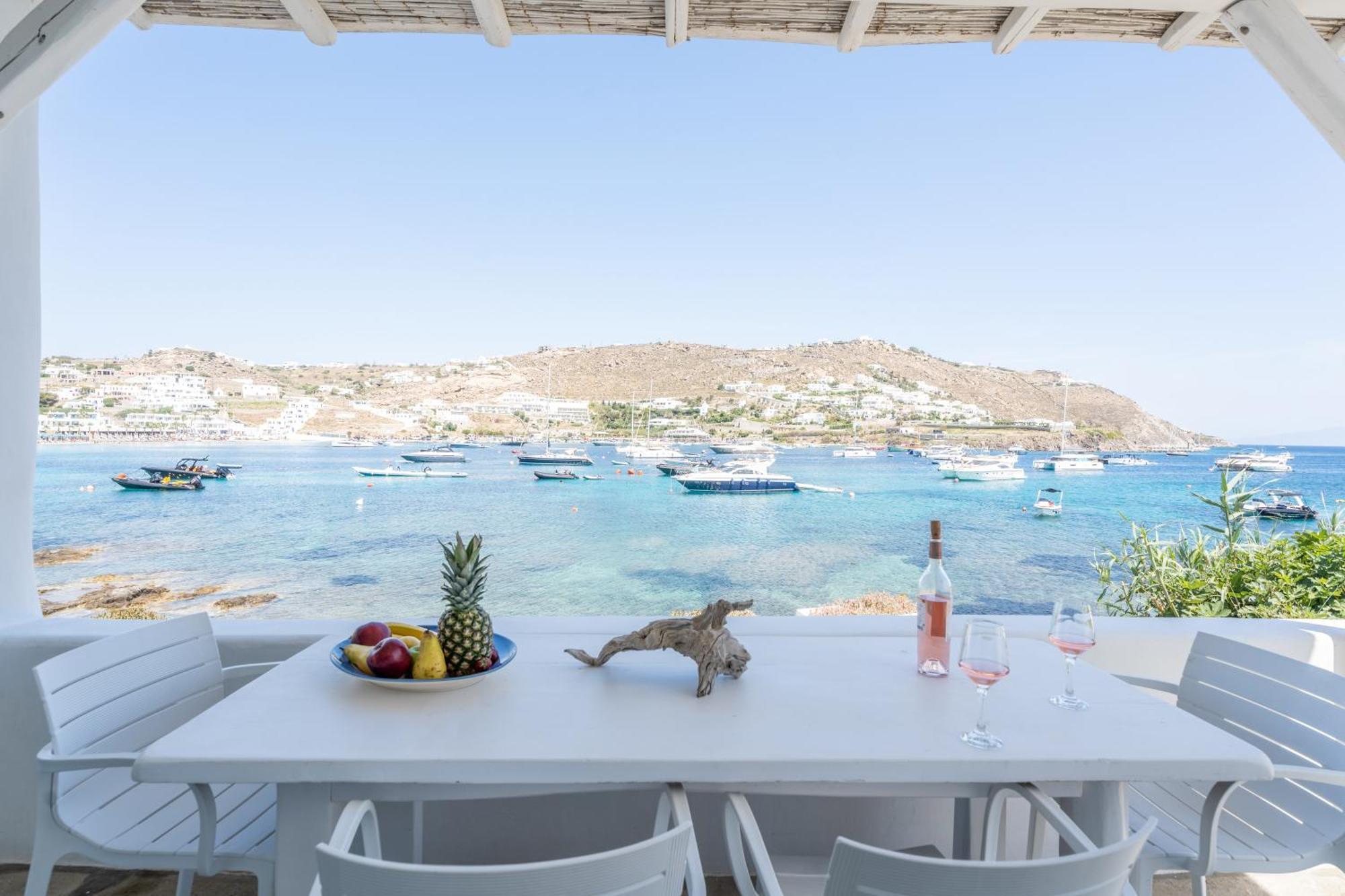 Luxury Sea House By Blue Waters Mykonos Villa Ornos  Eksteriør billede