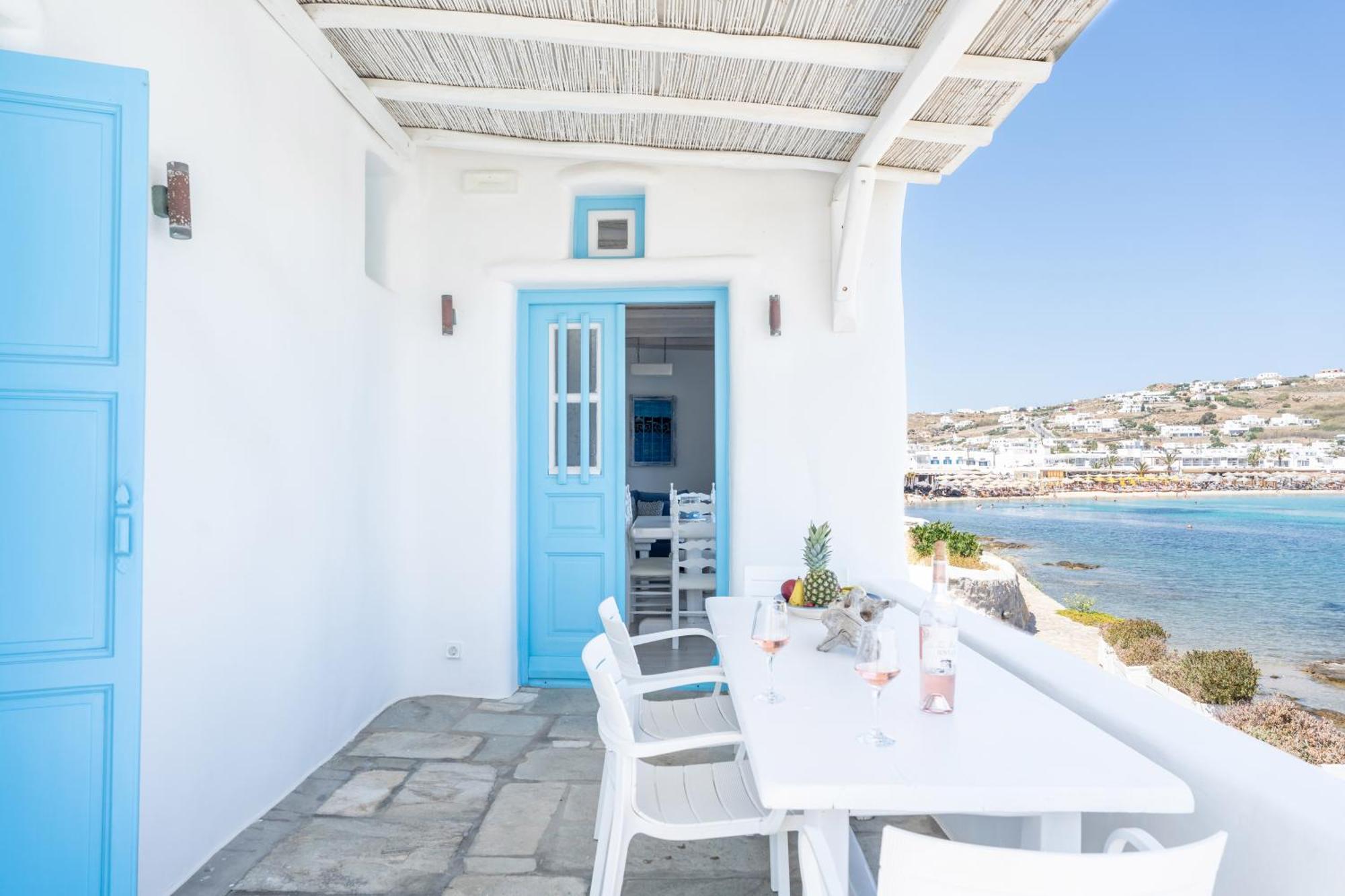 Luxury Sea House By Blue Waters Mykonos Villa Ornos  Eksteriør billede