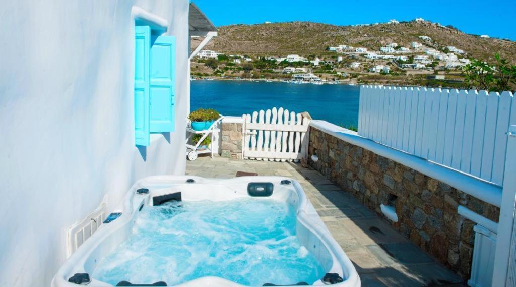 Luxury Sea House By Blue Waters Mykonos Villa Ornos  Eksteriør billede